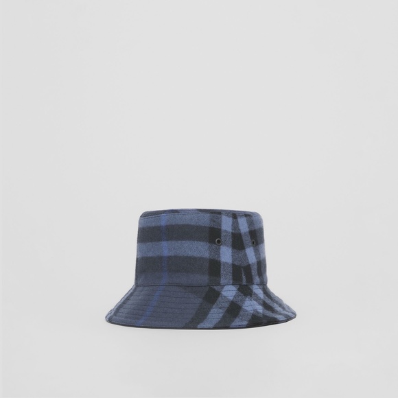 Burberry Check Wool Cashmere Bucket Hat - Picture 10 of 13